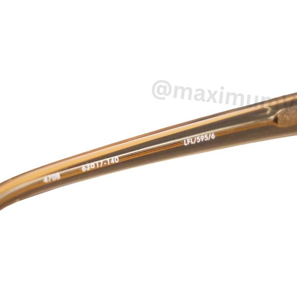 New Linda Farrow LFL595/6 Oversized Sunglasses, Unique Mirrored Lenses $1,245 - Picture 6 of 9